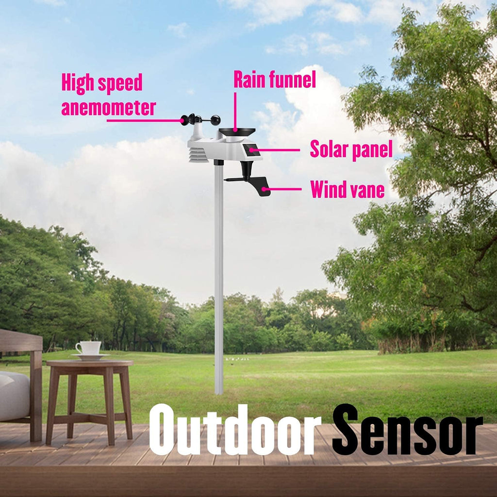 Black WiFi Weather Station with Outdoor Sensor Z4607