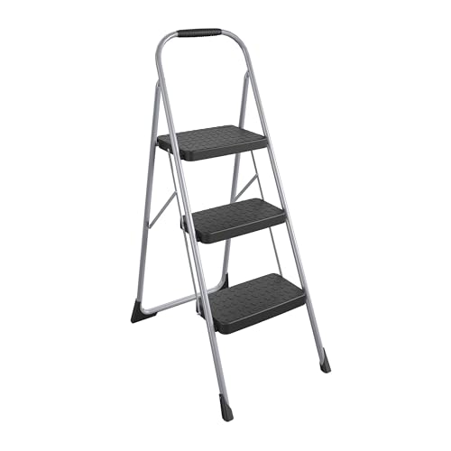 Three Big Folding Step Stool with Rubber Hand Grip Q165