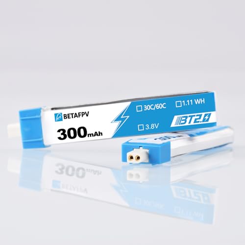 300mAh 1S Battery 3.8V 30C/60C Lipo with 1.0mm Banana Connector L4816