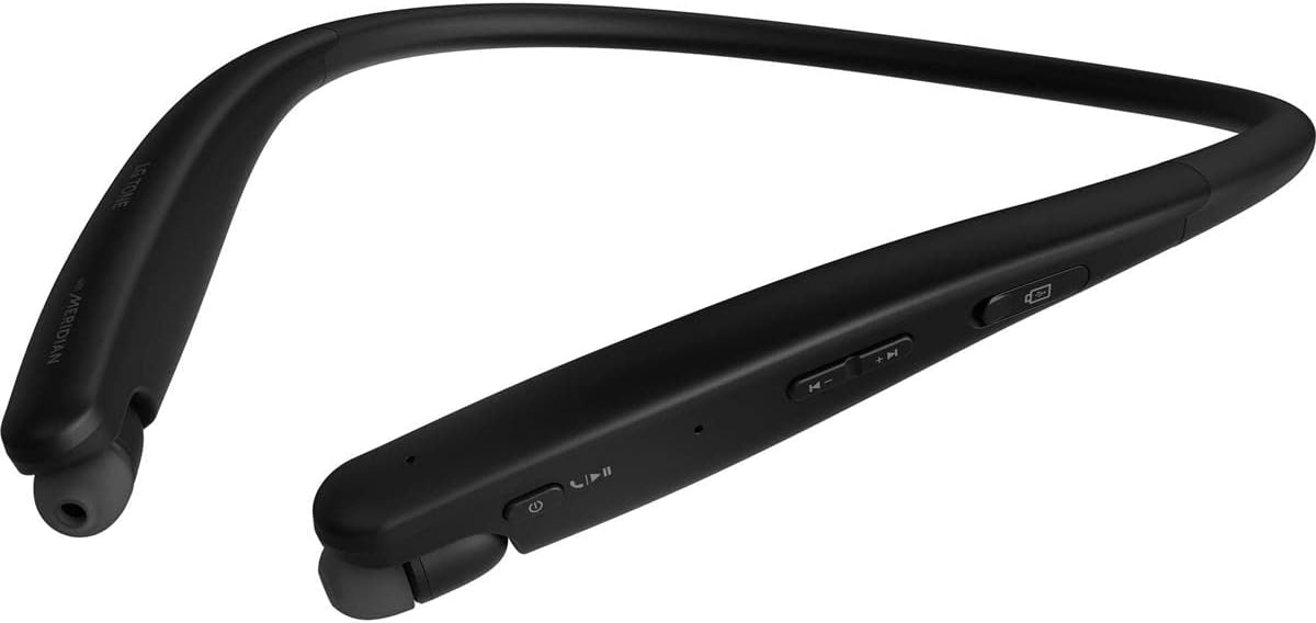 Black Bluetooth Wireless Stereo Neckband Earbuds J814