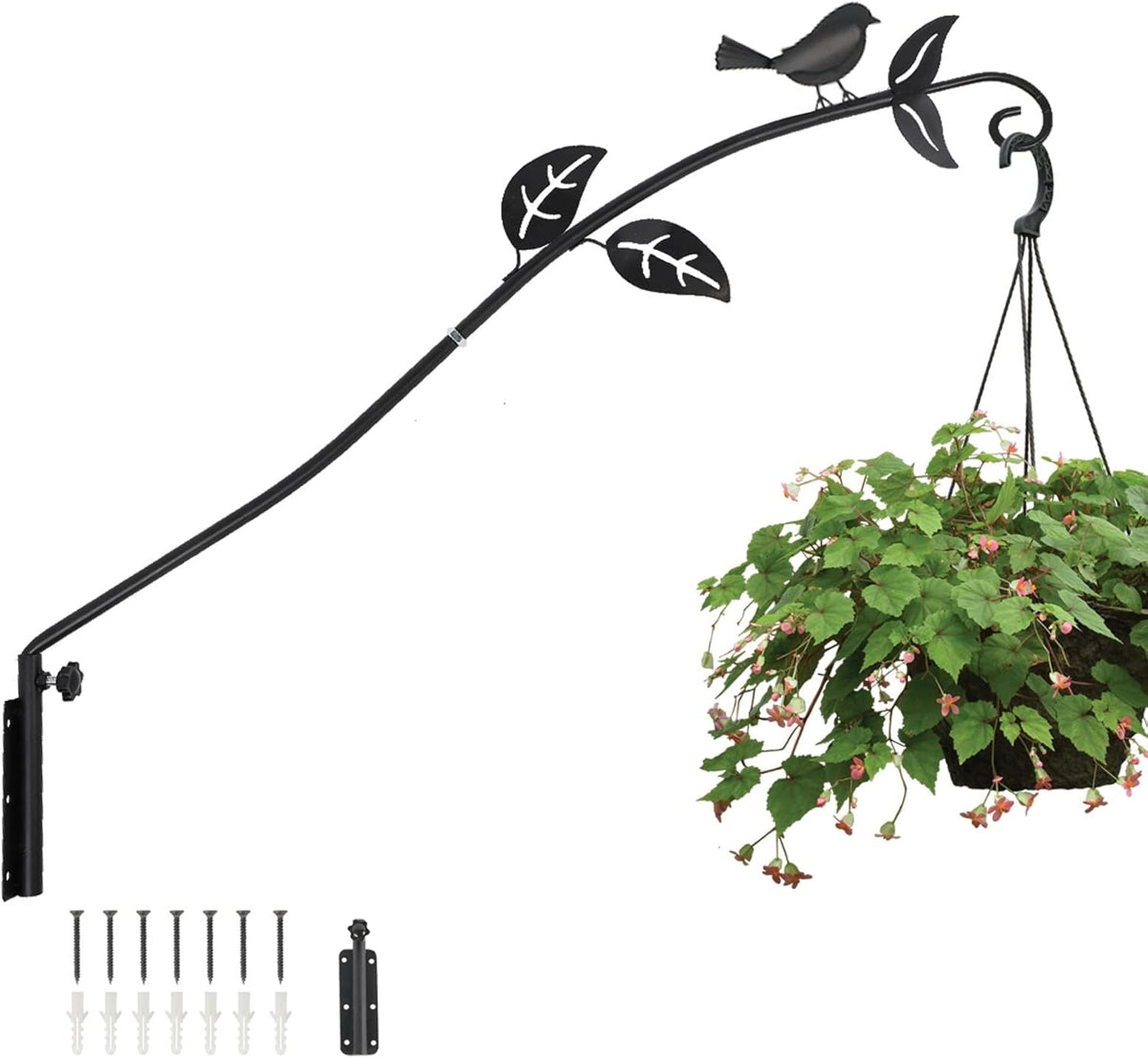 26.5 Inches Heavy Duty Metal Wall Mounted Deck Hook O80304