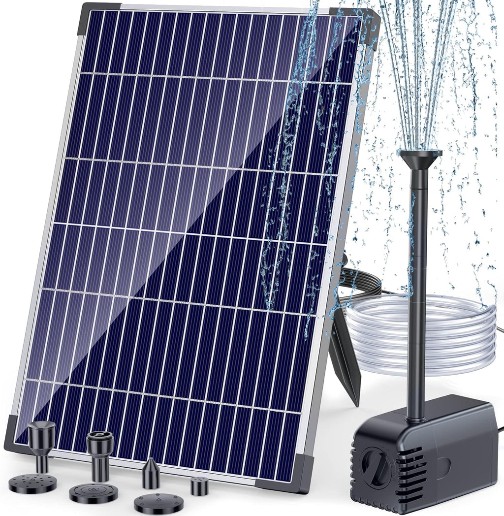 12 Watt Solar Fountain Pump Kit with PVC Tubing E564770