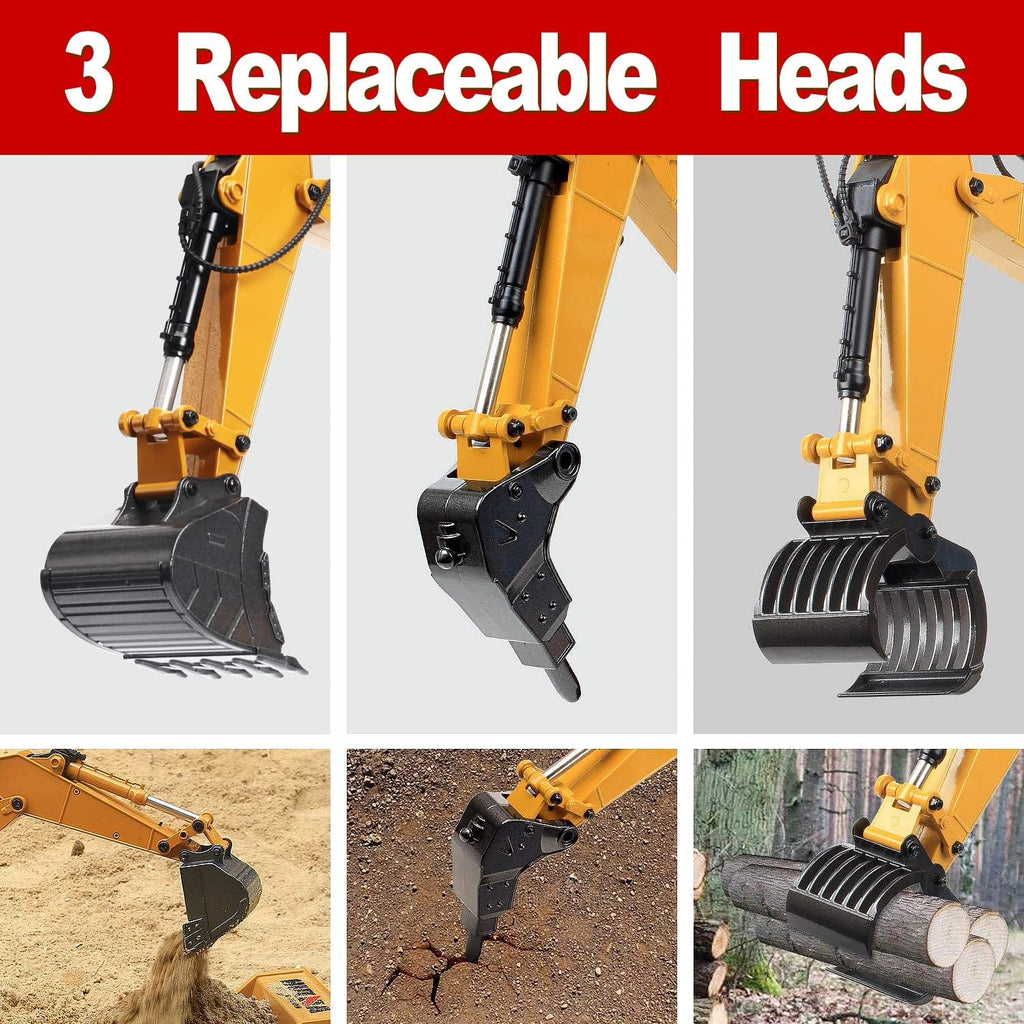 Full Metal RC Excavator with 2 Batteries V400