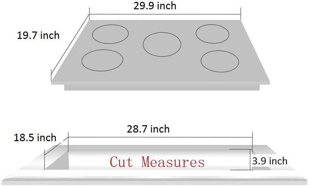 30 inch Gas Cooktop Tempered Glass 5 Burners Stove Top M872