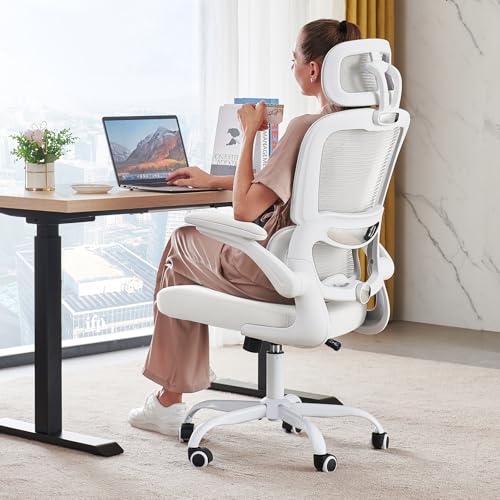 Ergonomic Mesh High Back Office Chair with Wheels (Black) L261042