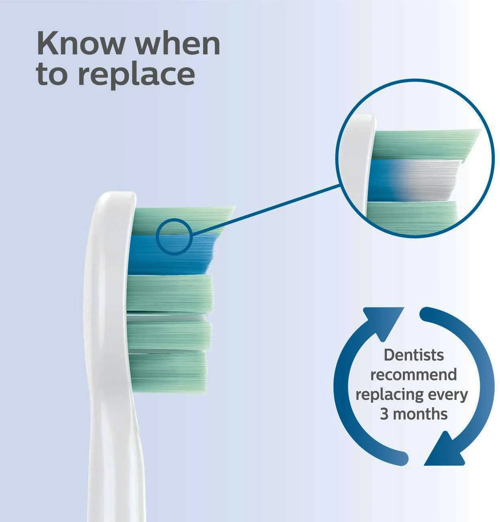 White 8 Pack Toothbrush Head S880