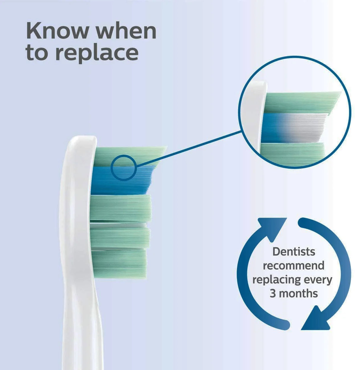 White 8 Pack Toothbrush Head S880