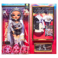 Purple Lilac Fashion Doll with 2 Designer Outfits and Microphone Headset Y846