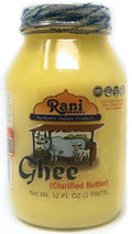 Pure Ghee Clarified Butter 2lbs (32oz) Glass Jar Y5653