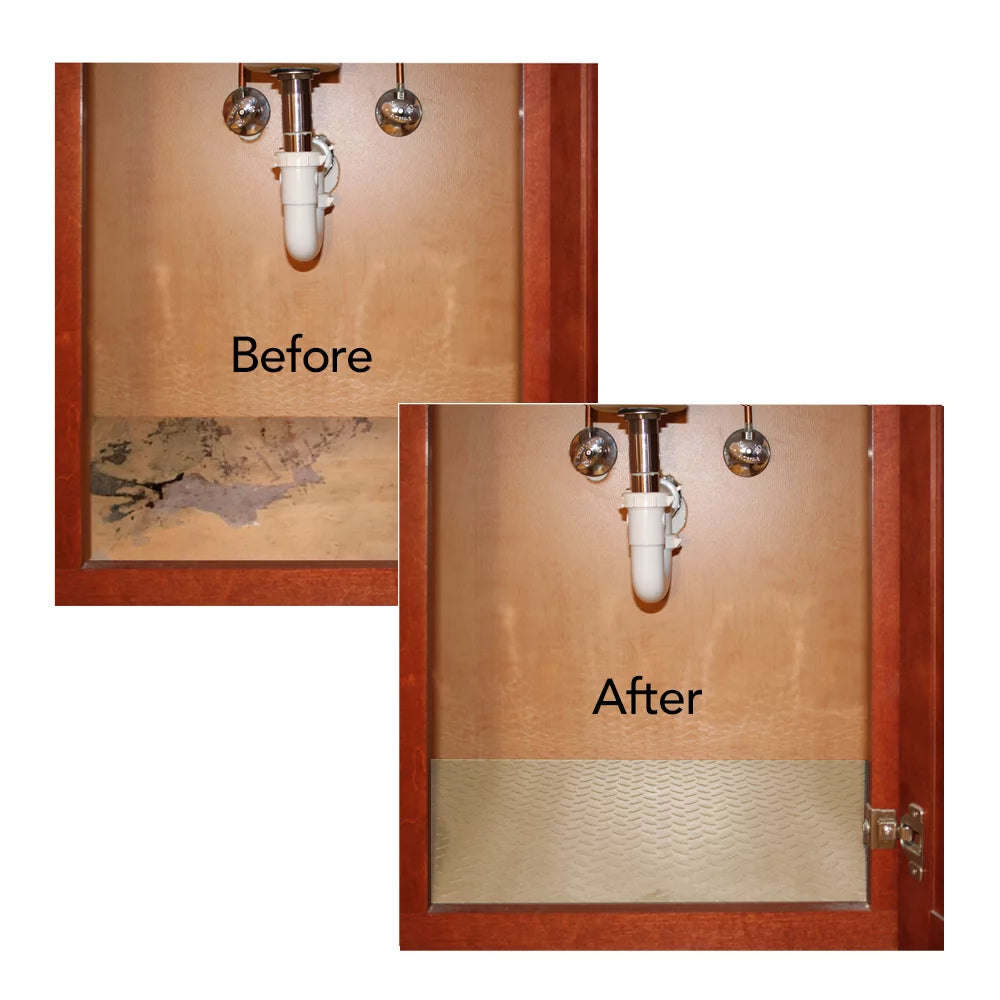 Beige/Tan Under Sink Mat Z4695