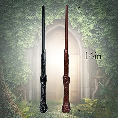 Brown Black Light Up Magic Wand Toy B9666