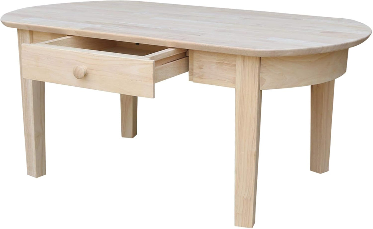 Oval Coffee Table, Unfinished H374419