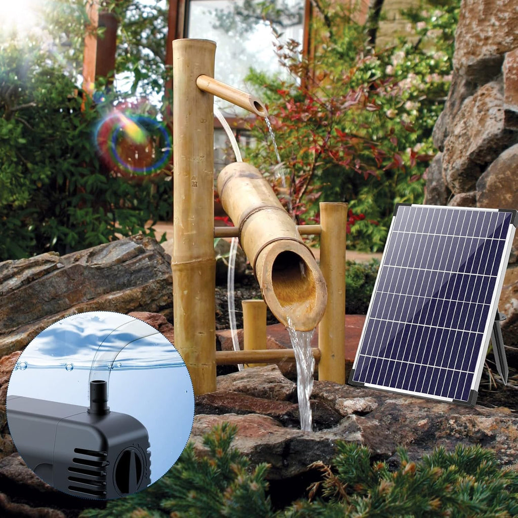 12 Watt Solar Fountain Pump Kit with PVC Tubing E564770