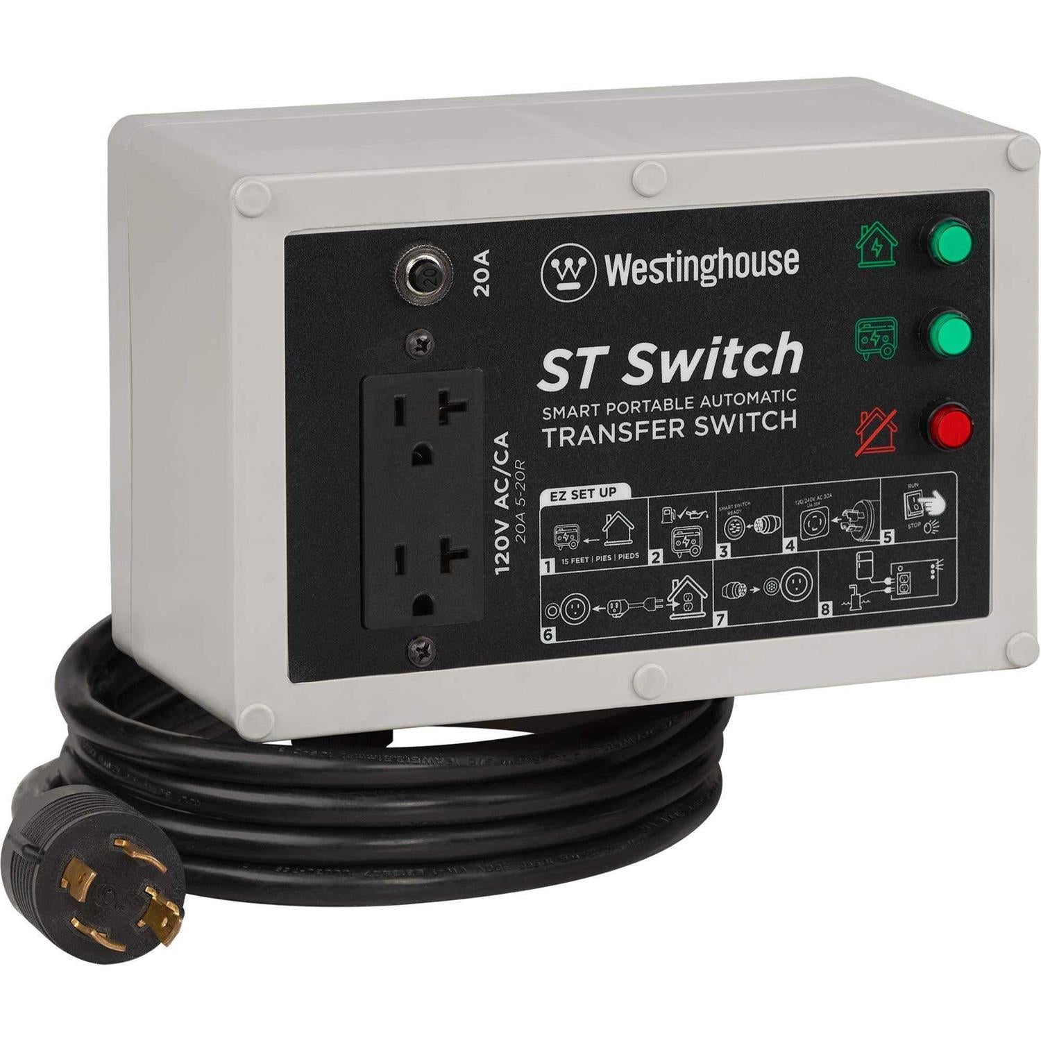 120V 20-Amp Portable Automatic Transfer Switch U1818