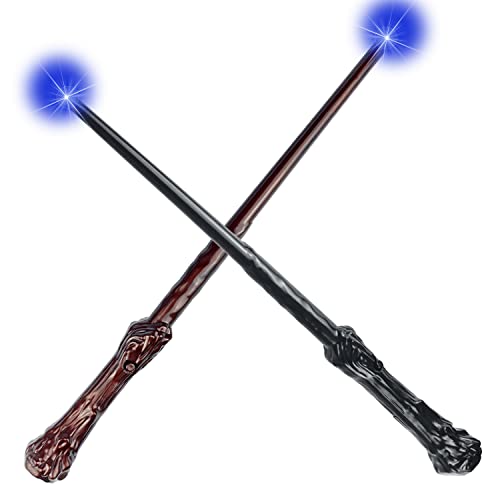 Brown Black Light Up Magic Wand Toy B9666