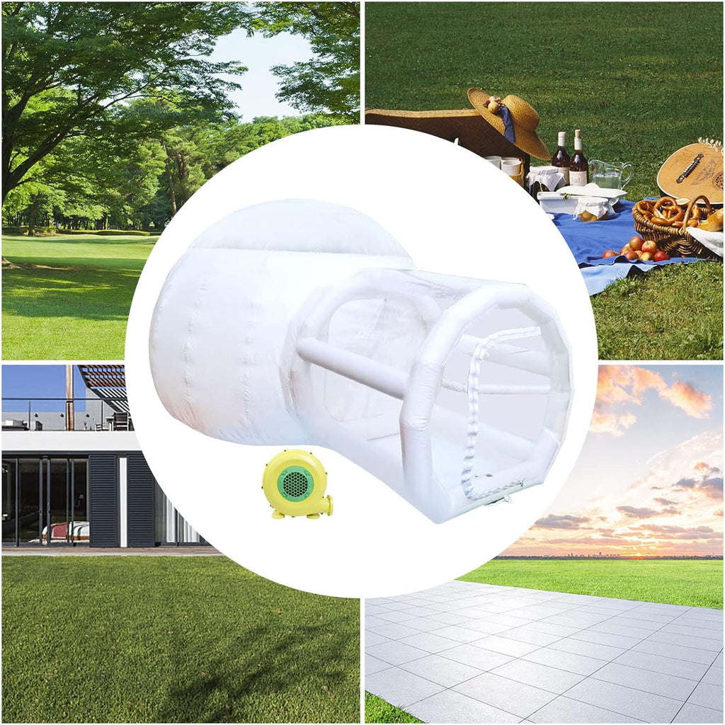 Clear Dome Inflatable Camping Tent with Air Blower Y26436