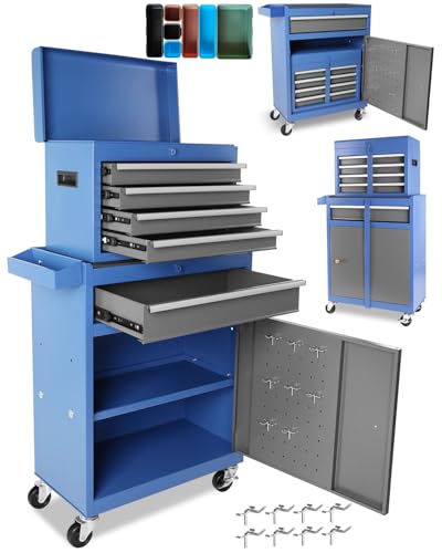 Black 5-Drawer Rolling Tool Chest E8693