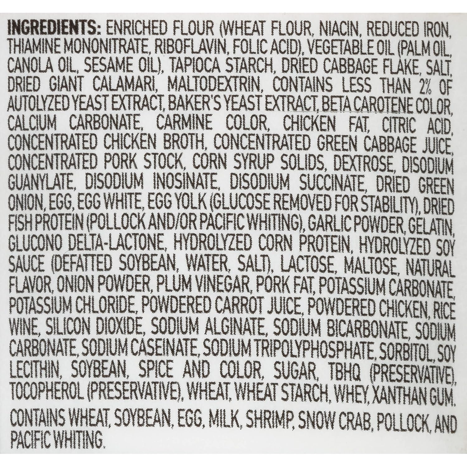 Cup Noodles Soup Seafood Flavor 2.68 oz (case of 6) D9410