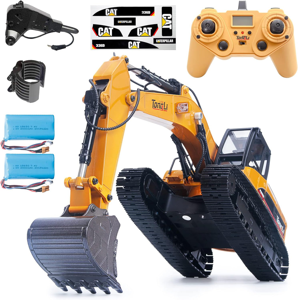 Full Metal RC Excavator with 2 Batteries V400