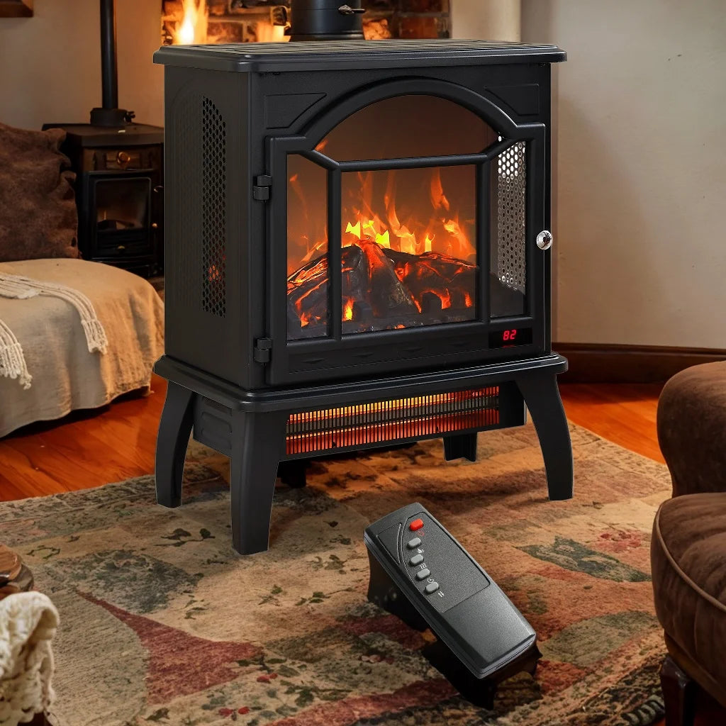 1500W Infrared Electric Heater with 11 Temp Settings and Timer X2381