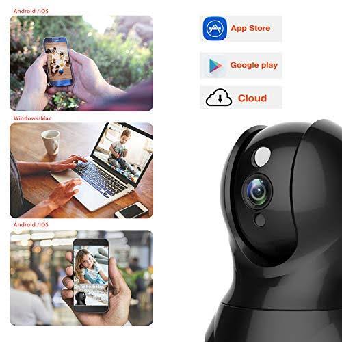 1080p WiFi Indoor Pan/Tilt/Zoom Security Camera B16030