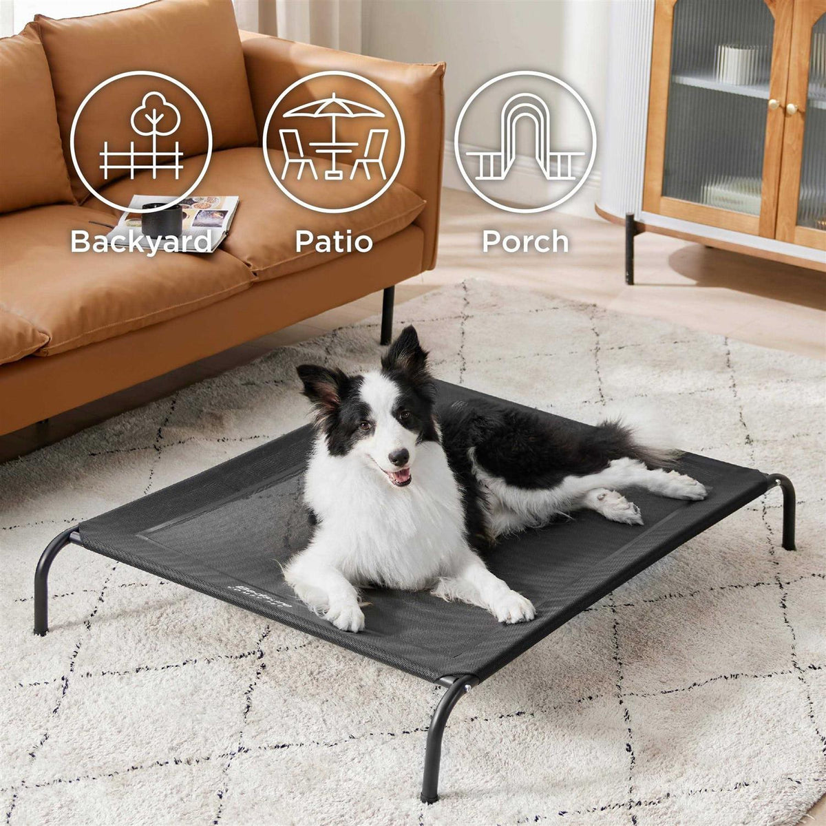 Large Elevated Cooling Outdoor Dog Bed Z3863