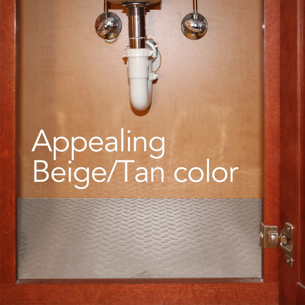 Beige/Tan Under Sink Mat Z4695