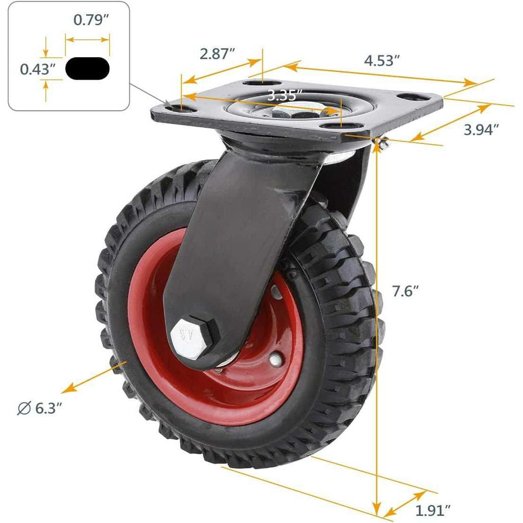 Swivel Heavy Duty Industrial Caster A1515