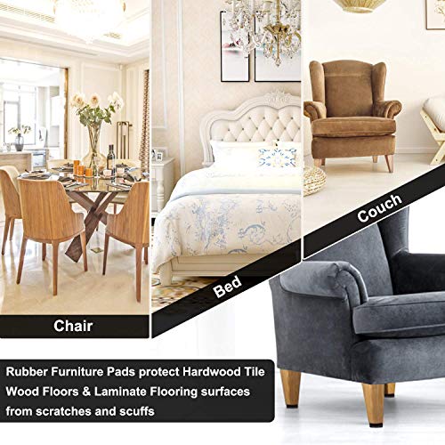 48pcs Non Slip Self Adhesive Rubber Furniture Pads N447