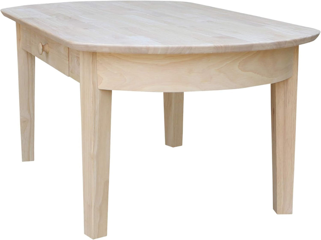 Oval Coffee Table, Unfinished H374419