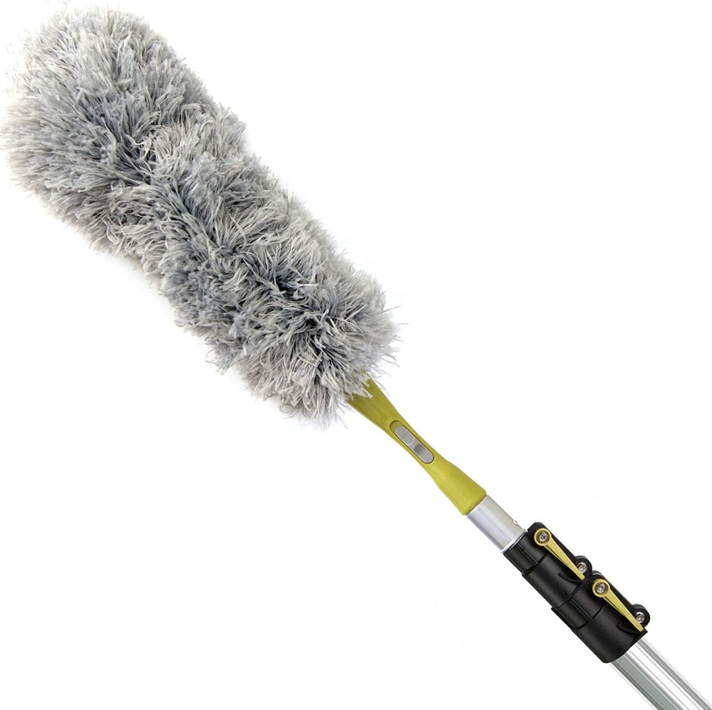 Dusting Kit with Telescopic Pole and Microfiber Feather Duster P57131