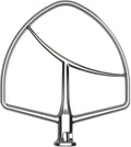 Stainless Steel Flat Beater for KitchenAid Stand Mixer, 5Plus/6Qt Bowl-Lift Paddle Attachment C275951