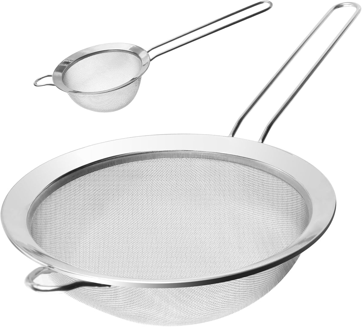 Stainless Steel Fine Mesh Colander Sieve W2170