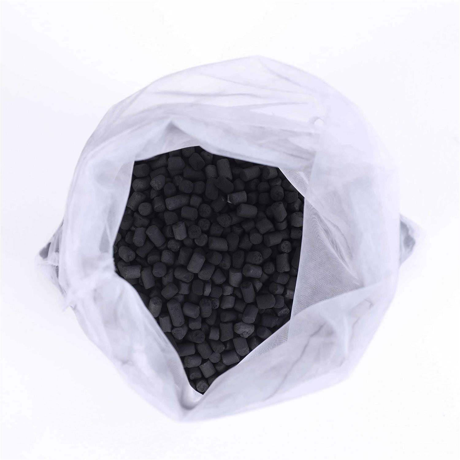 Activated Carbon Aquarium Bamboo Charcoal Pellets Filter Media with mesh Bag A1806