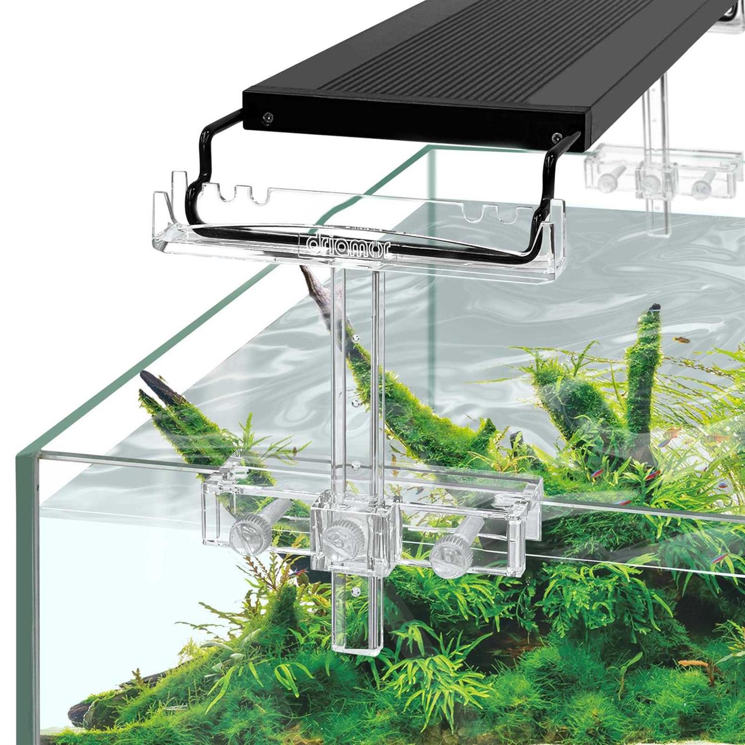 2pcs Clear Acrylic Aquarium Light Stand G180
