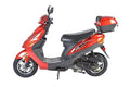 Upgraded Street Moped 49cc/50cc Gas Fully Automatic Scooter with Rear Storage Trunk (RED) W46570