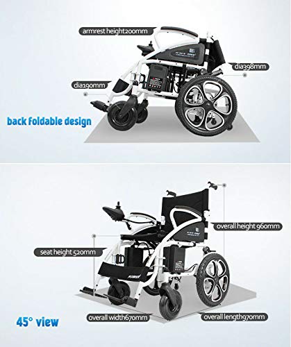 Blue Electric Power Wheelchair P700