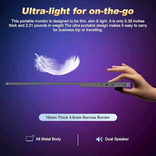 18.5 Inch 120Hz 1080P FHD IPS Portable Monitor X58040