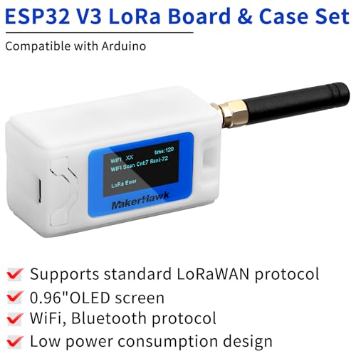 ESP32 LoRa V3 Development Board with 1100mAh Battery and N30 Protect Case Set R179065