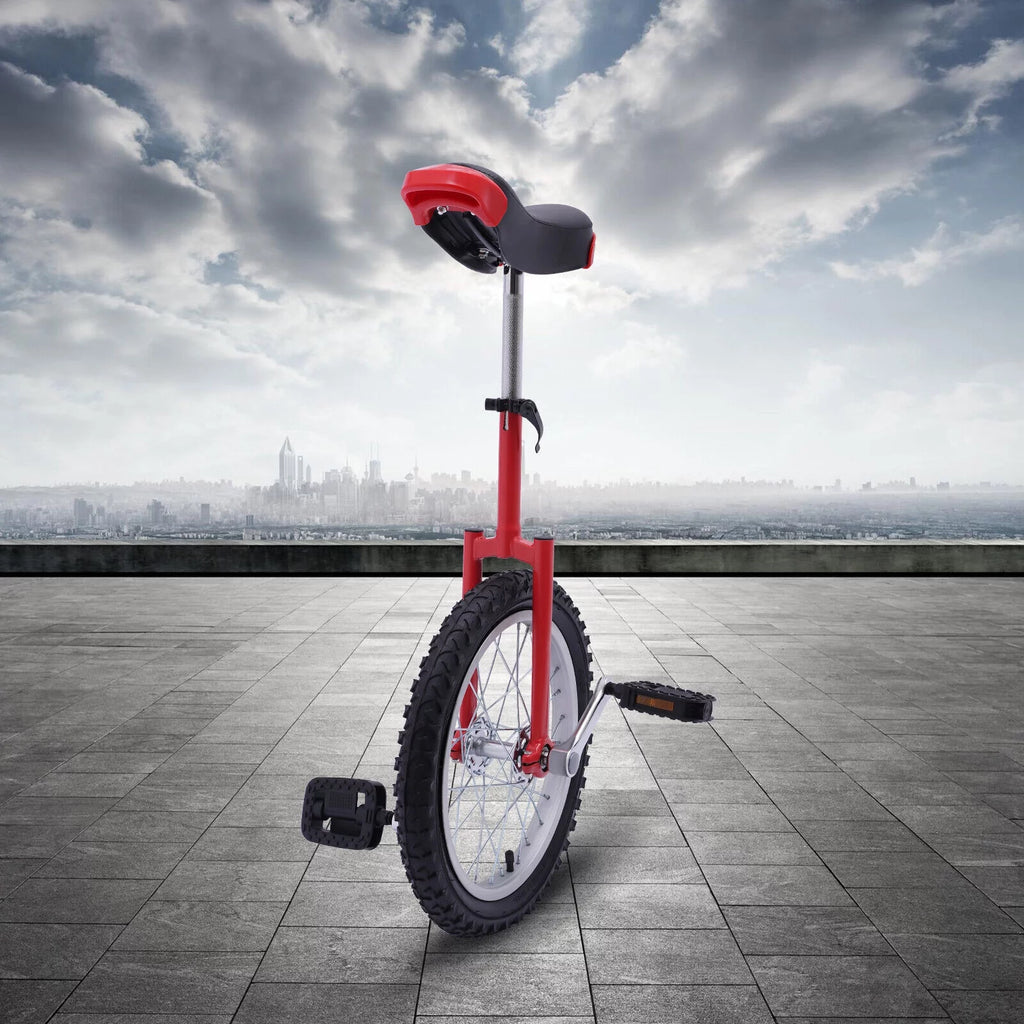 16 Wheel Unicycle with Steel Rim, Adjustable Height R1091