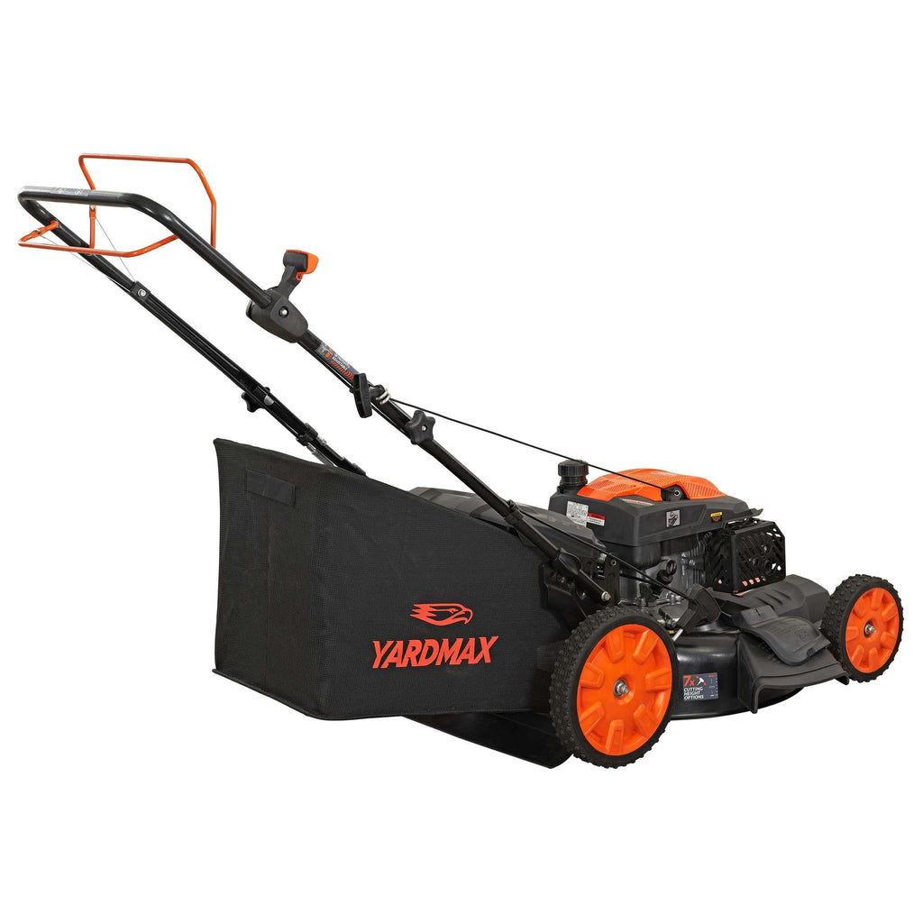 22 in. 201cc 3-in-1 Gas Walk Behind Self Propelled Lawn Mower N24414