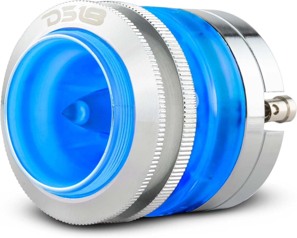 RGB Aluminum Super Bullet Tweeter with Neodymium Magnet, 1" Voice Coil, Polycarbonate Body, 200W Max, 4 Ohms, Pack of 2 Q4607
