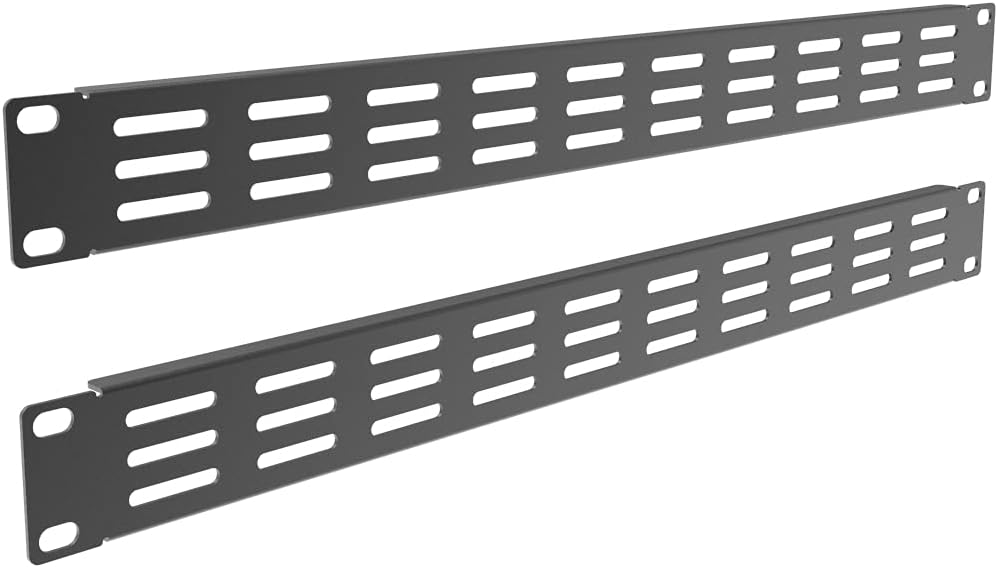 5 Pack 1U Horizontal Brush Cable Manager for 19 Inch Server Rack J374