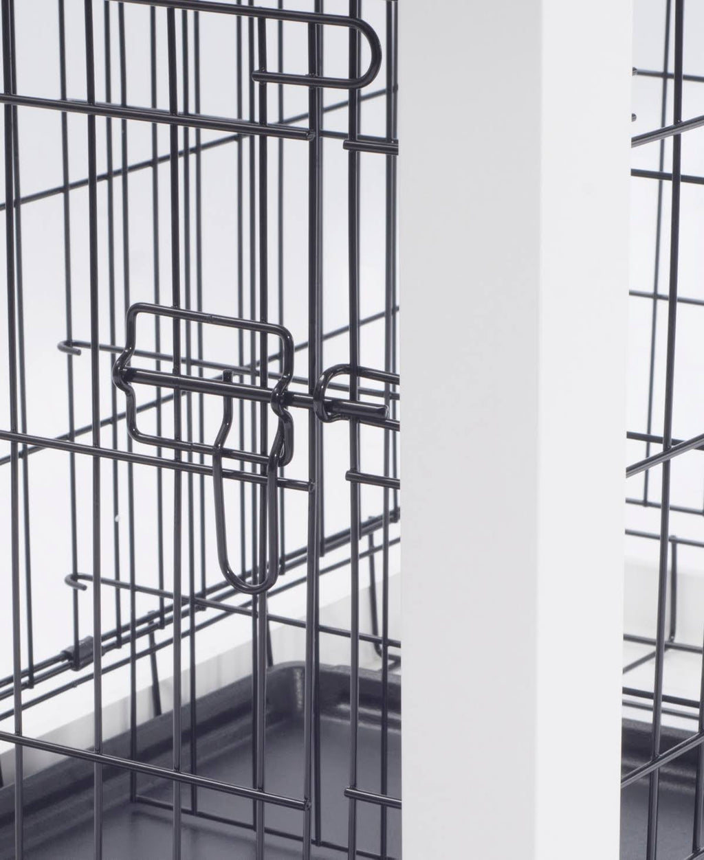 Medium White Cage with Crate Cover K61985