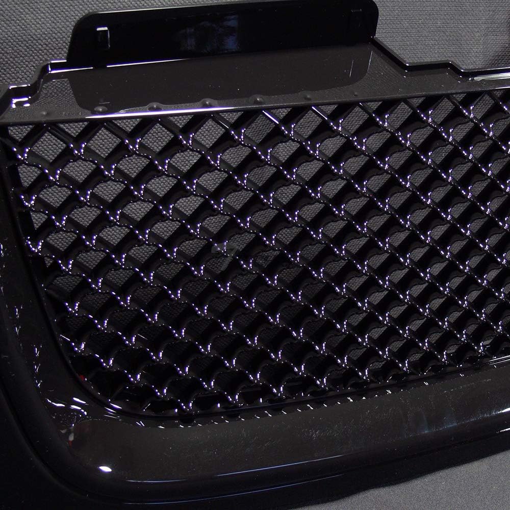 Black Mesh Front Hood Bumper Grill Grille ABS O44524