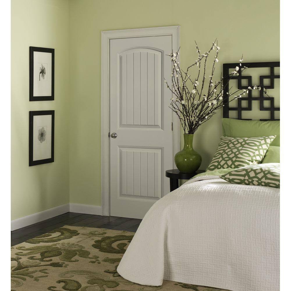 28 in. x 80 in. 2-Panel Hollow Core Primed Composite Interior Door Slab I1922