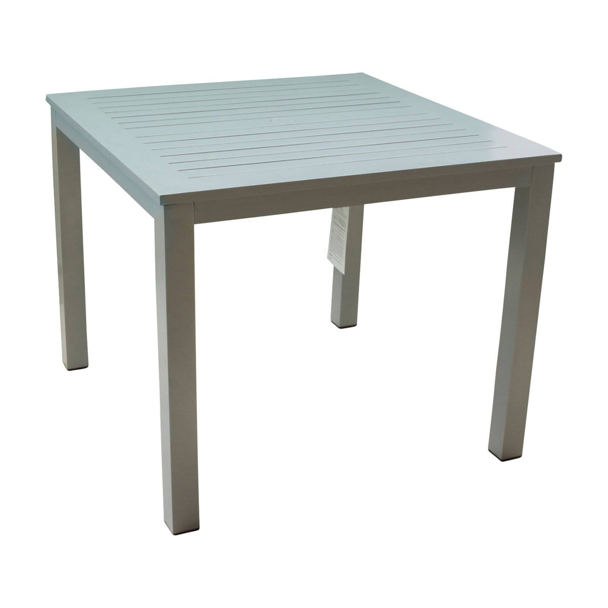 Grey Aluminum Outdoor Square Dining Table O3840