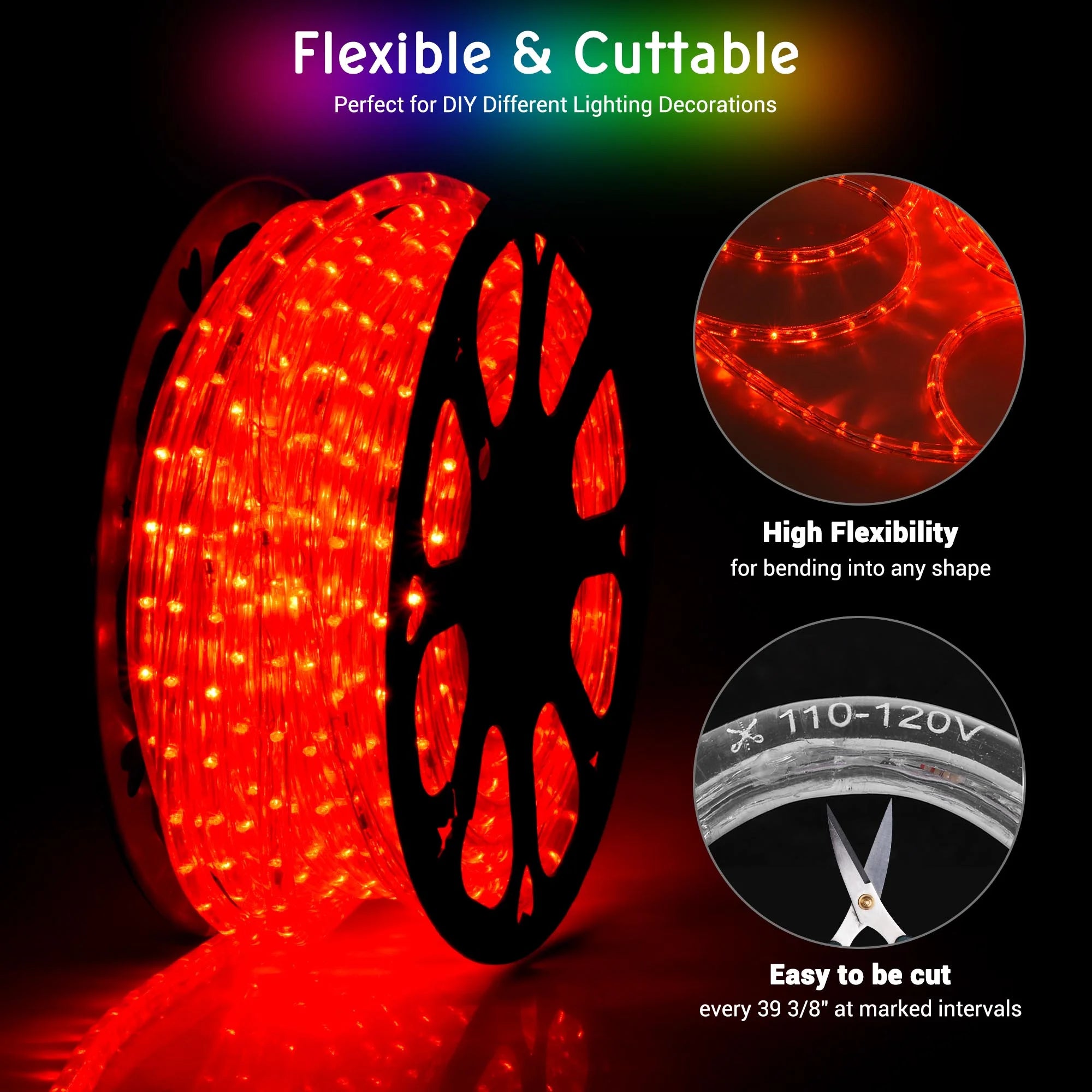 Red Waterproof String Light K908
