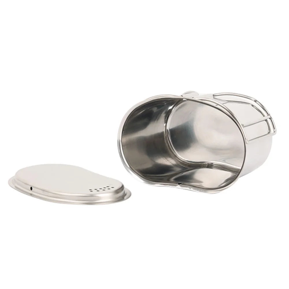 Stainless Steel Camping Cookware Set with Wood Stove G7059