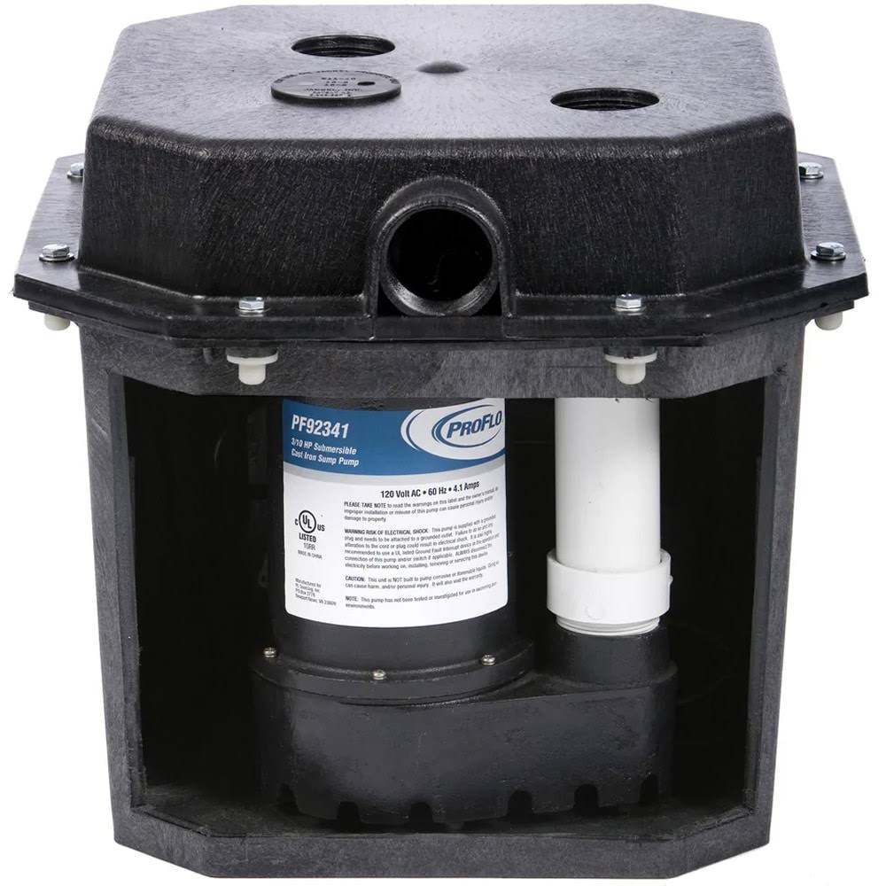 1/3 HP Cast Iron Remote Drain Pump System O81049